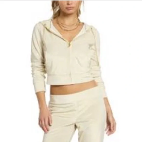 Juicy Couture Studded-Back Velour Bling Jacket - Picture 4 of 9